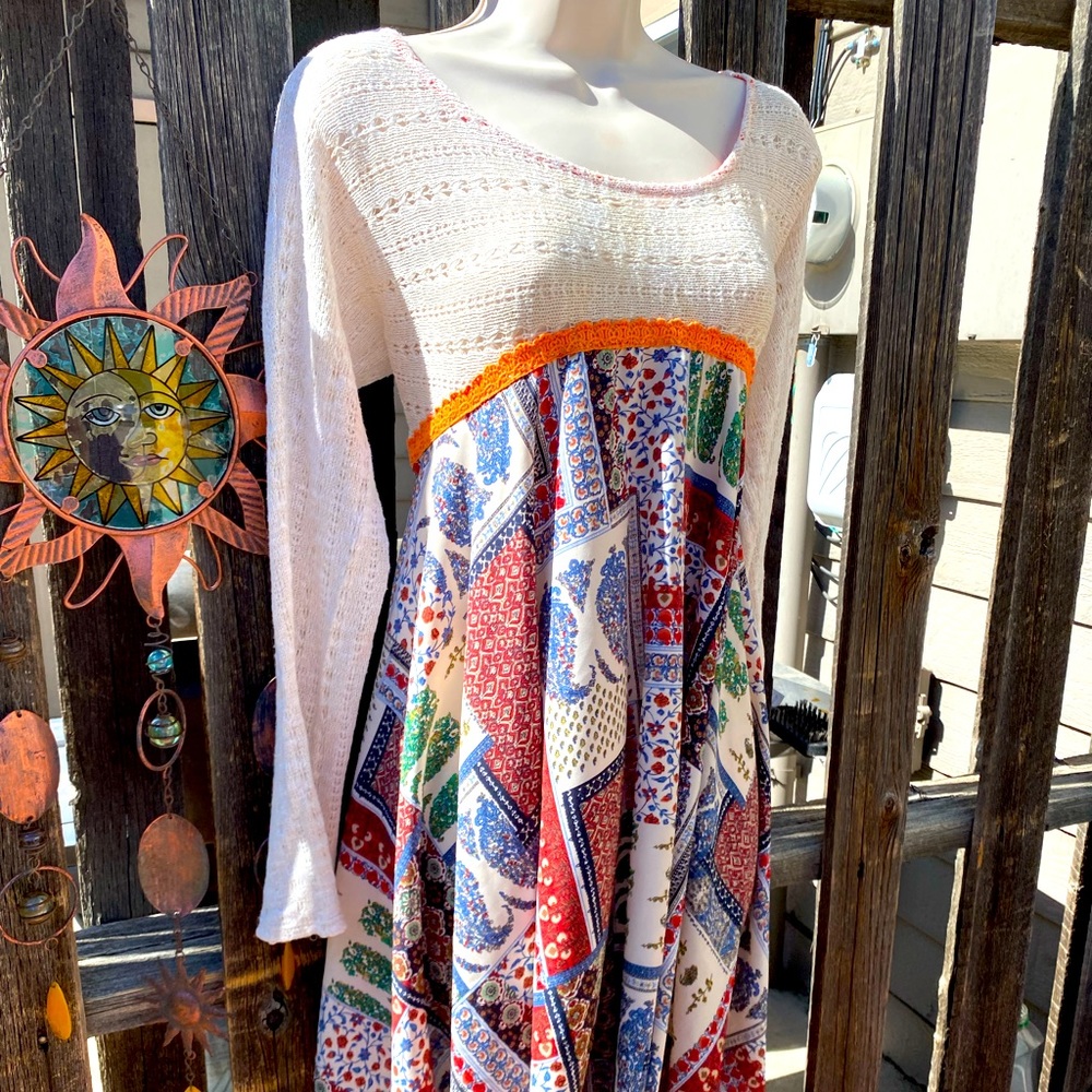 Minn hippie gypsy dress L